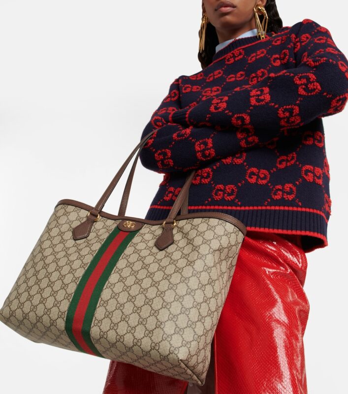 BORSA SHOPPING GUCCI OPHIDIA GG