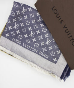Sciarpa Louis Vuitton Scialle Foulard Denim
