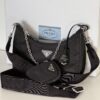 Borsa Prada nera Re-Edition 2005 in Re-Nylon