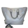 Borsa Prada Tote grigia con Tracolla.