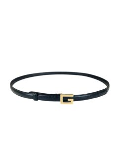 Cinta Gucci in Pelle Nera