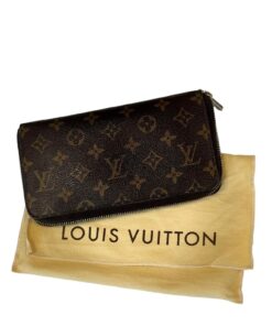 Portafoglio Louis Vuitton Zippy con Portapenna in tela Monogram