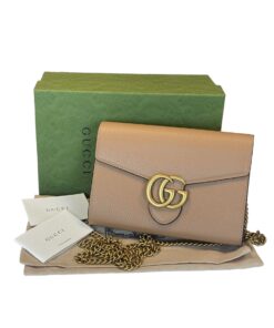 Gucci GG Marmont Wallet On Chain Crossbody Clutch