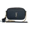 Borsa a Spalla YSL Saint Laurent Lou Mini in Pelle Nera
