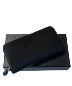 Portafoglio Prada in Nylon Nero