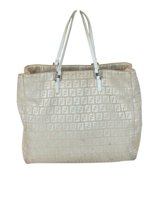 borsa fendi tela beige