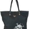 Borsa Prada Totebag Teschio in Nylon Nera