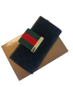 Portafoglio Gucci in Tela GG Nero