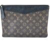 Pochette Louis Vuitton Daily in Tela Monogram e Pelle Nera