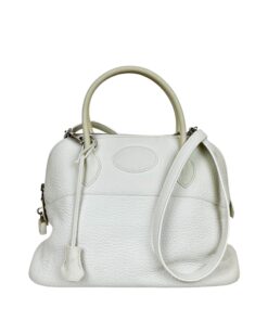 Borsa Hermès Bolide in Pelle Bianca