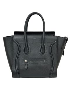 Borsa Céline Luggage Phantom in Pelle Nera