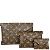 Pochette Louis Vuitton Kirigami 3 in 1 in Tela Monogram