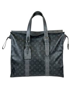 Borsa Louis Vuitton Tote Weekend Eclipse Cabas Nera e Grigia