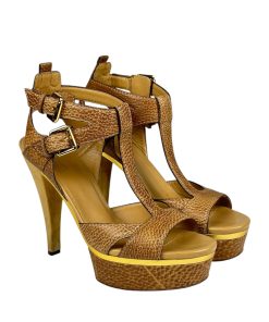 Sandali Gucci in Pelle Marrone