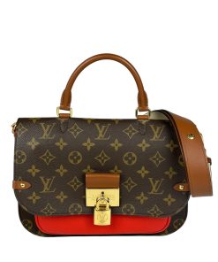 Borsa Louis Vuitton Vaugirard in Tela Monogram e Pelle Rossa