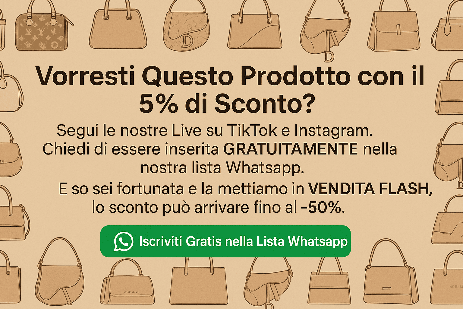 Iscriviti alla lista WhatsApp