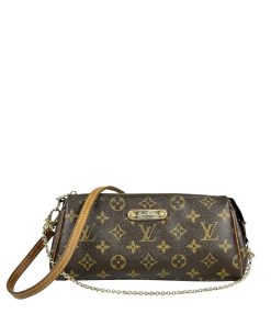 Pochette Louis Vuitton Eva in Tela Monogram con Doppia Tracolla
