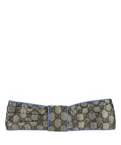 Fascia Gucci in Seta GG e Blu