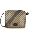 Borsa Louis Vuitton a Tracolla Brooklyn MM in tela Damier Ébène
