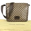 Borsa Louis Vuitton a Tracolla Brooklyn MM in tela Damier Ebene
