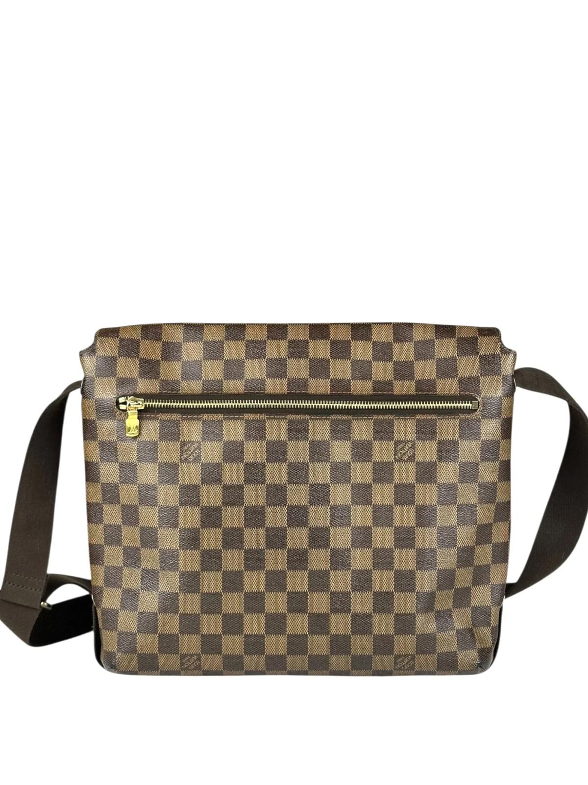 Borsa Louis Vuitton a Tracolla Brooklyn MM in tela Damier Ebene - immagine 2
