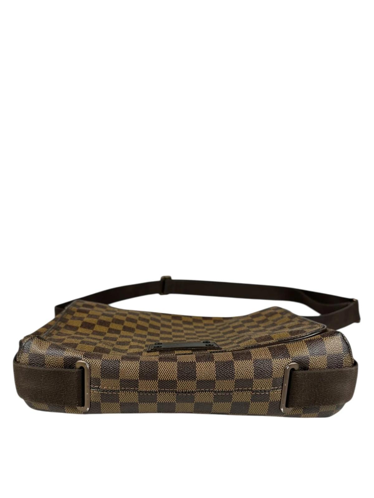 Borsa Louis Vuitton a Tracolla Brooklyn MM in tela Damier Ebene - immagine 6