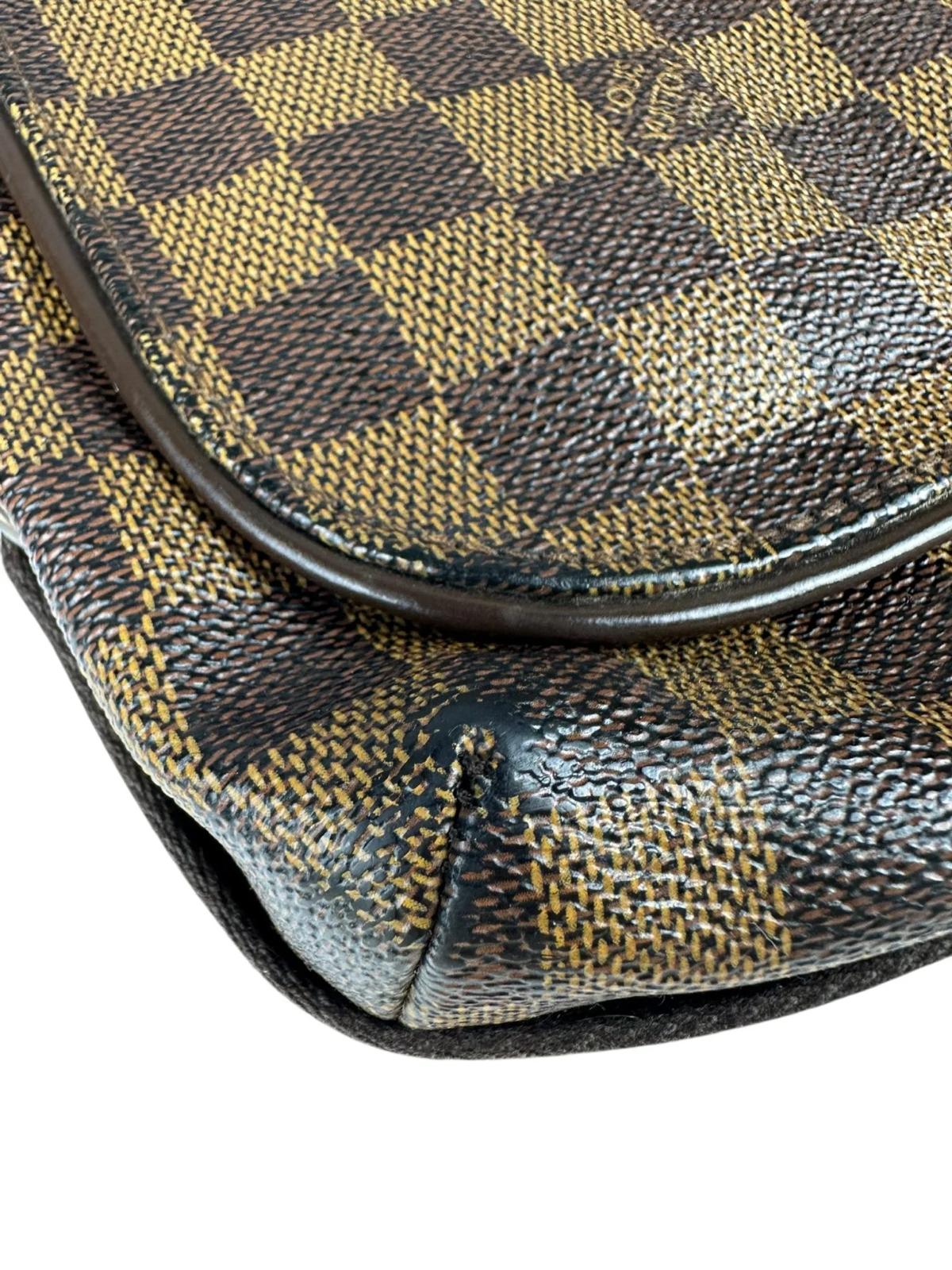 Borsa Louis Vuitton a Tracolla Brooklyn MM in tela Damier Ebene - immagine 7