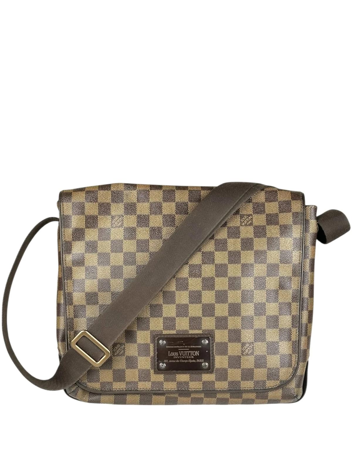 Borsa Louis Vuitton a Tracolla Brooklyn MM in tela Damier Ebene - immagine 10