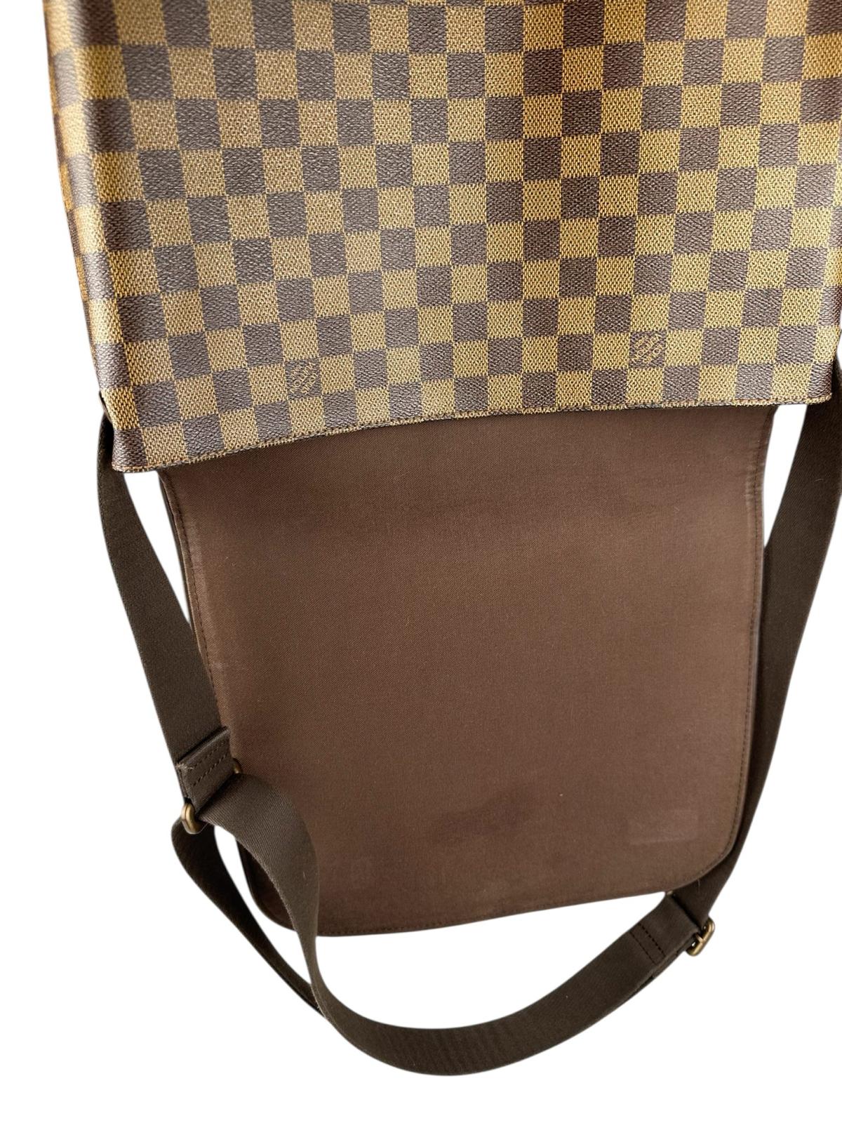 Borsa Louis Vuitton a Tracolla Brooklyn MM in tela Damier Ebene - immagine 14