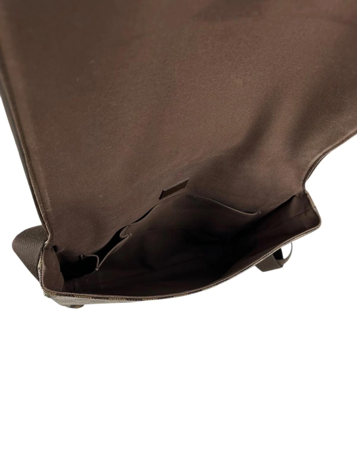 Borsa Louis Vuitton a Tracolla Brooklyn MM in tela Damier Ebene - immagine 15