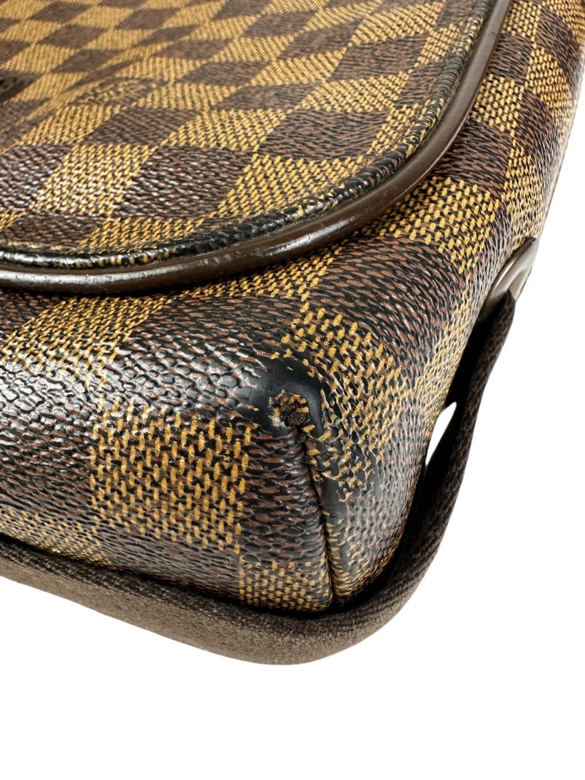 Borsa Louis Vuitton a Tracolla Brooklyn MM in tela Damier Ebene - immagine 16