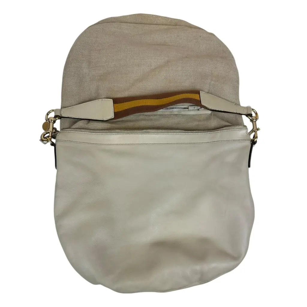 Borsa a Spalla Gucci in Pelle Color Burro - immagine 13