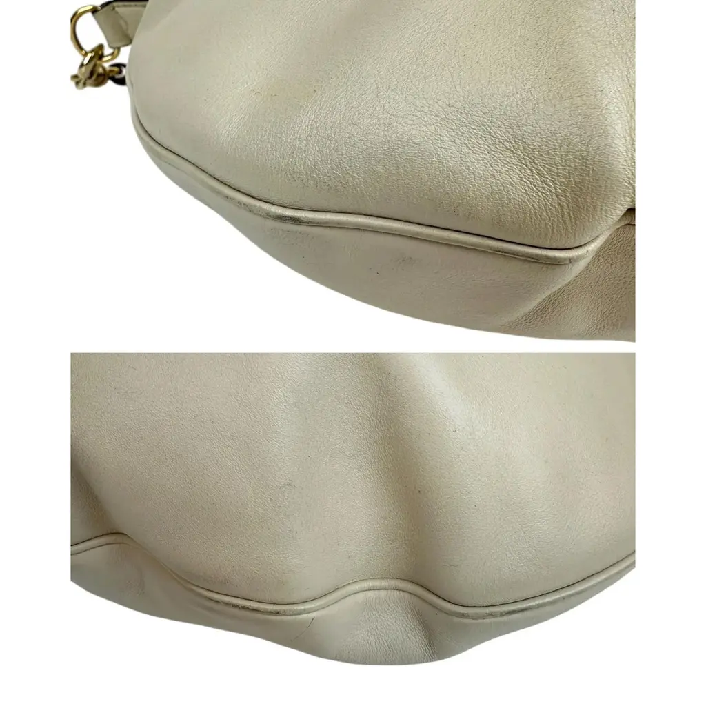 Borsa a Spalla Gucci in Pelle Color Burro - immagine 14