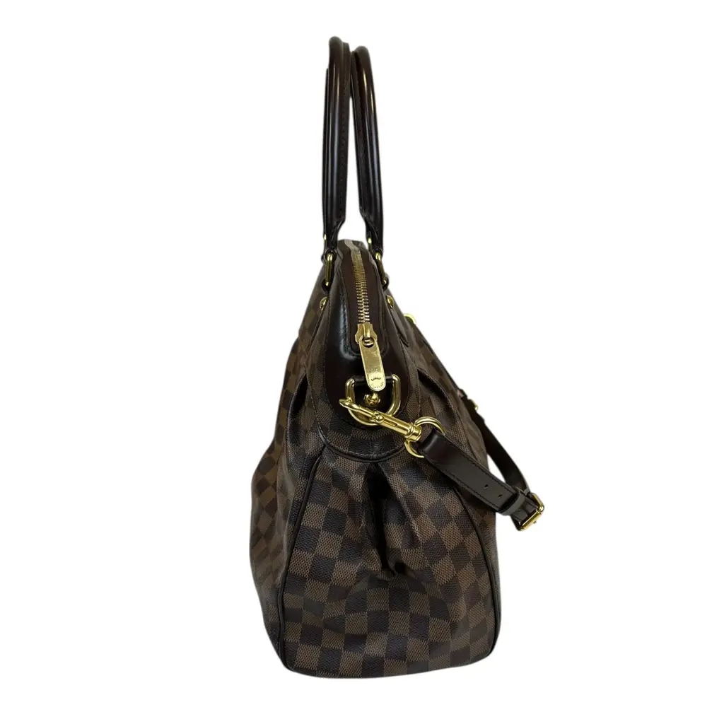 Borsa Louis Vuitton Trevi GM in Tela Damier Ebene - immagine 2