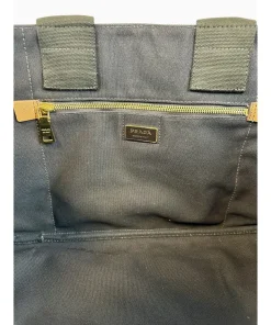 Alternative view of Borsa a Spalla Prada in Tela Multicolore Fantasia Optical