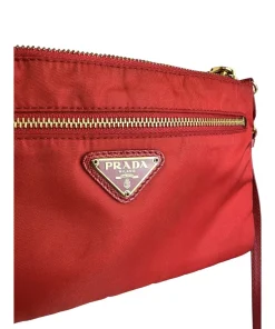 Alternative view of Pochette Prada in Nylon Rosso
