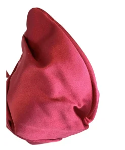 Alternative view of Pochette Prada a Mezzaluna Dettaglio fiocco in Tessuto Fucsia