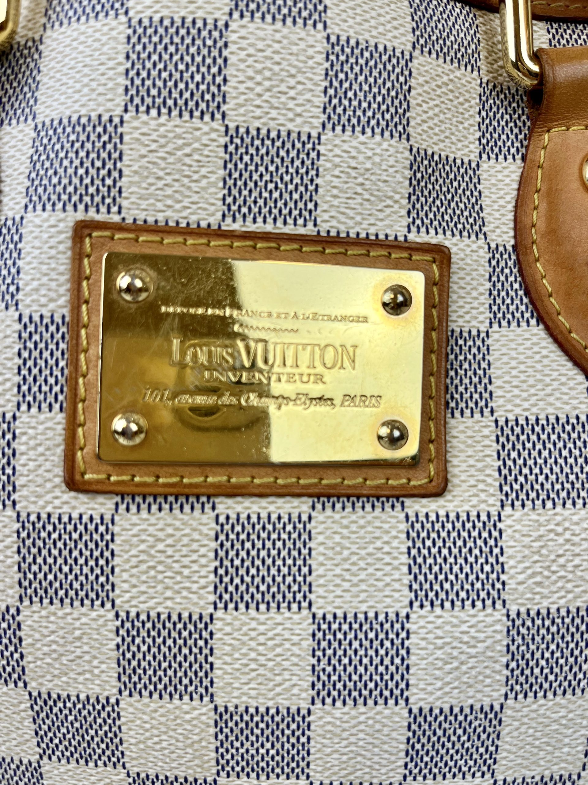 Borsa Hampstead PM Louis Vuitton Damier Azur - immagine 13