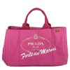 Borsa a Spalla Prada Canapa Tote Bag Fucsia