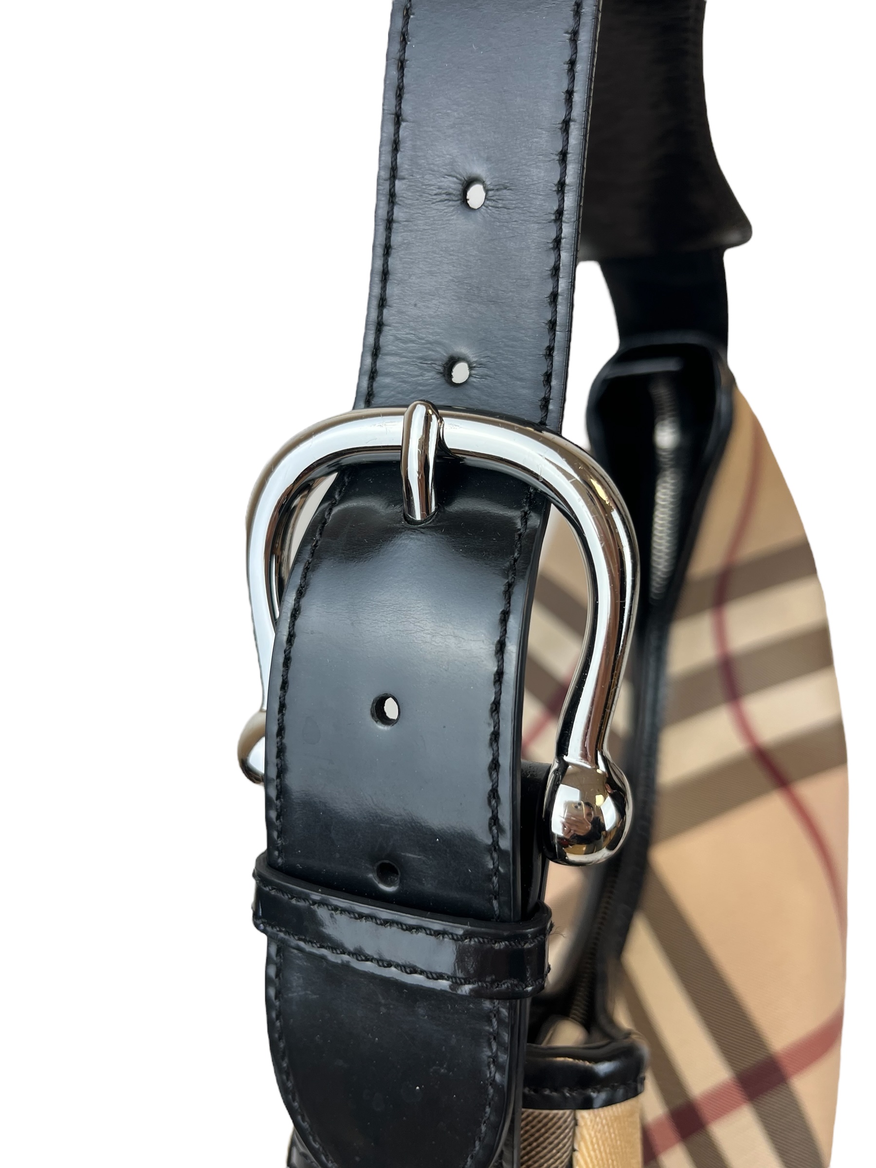 Borsa a spalla Burberry Nova Check - immagine 10