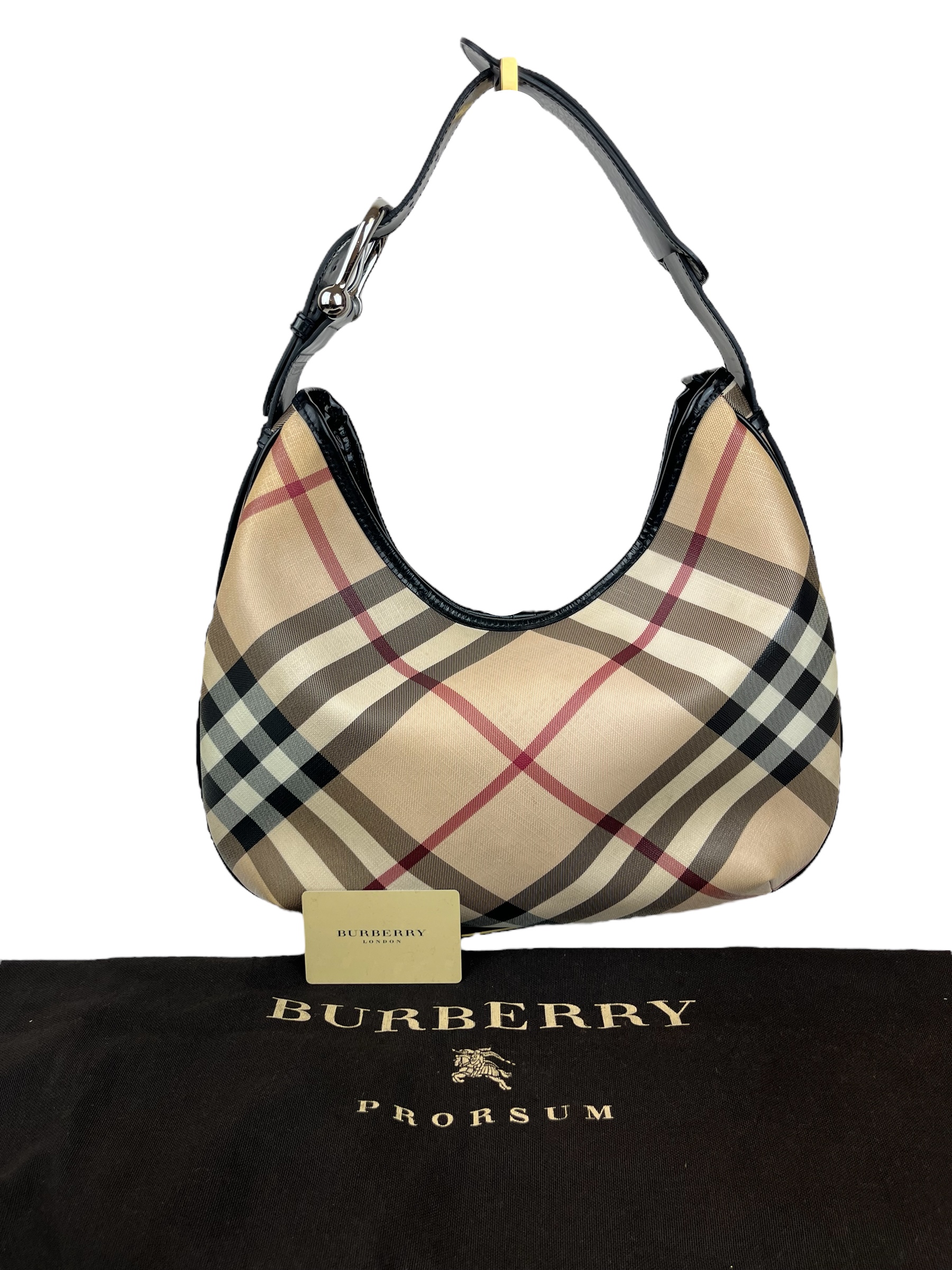 Borsa a spalla Burberry Nova Check - immagine 3