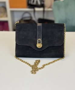 Borsa Gucci Vintage in Velluto Nera