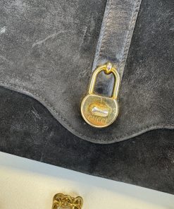 Alternative view of Borsa Gucci Vintage in Velluto Nera