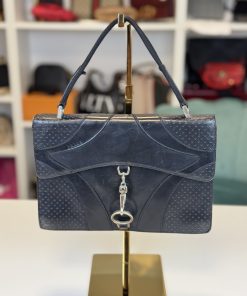 Borsa Vintage Prada a Mano in Pelle Nera