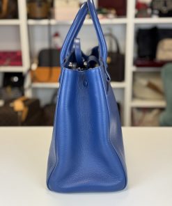 Alternative view of Borsa Tote Chanel Neo Executive in Pelle Martellata Blu