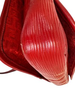 Alternative view of Borsa Fendi a Tracolla in Tessuto FF Rossa