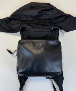 Alternative view of Zaino Prada in Pelle e Nylon Nero