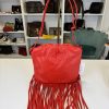 Borsa Bottega Veneta The Fringe Pouch Rossa