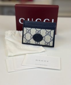 Portafoglio per carte Gucci Interlocking