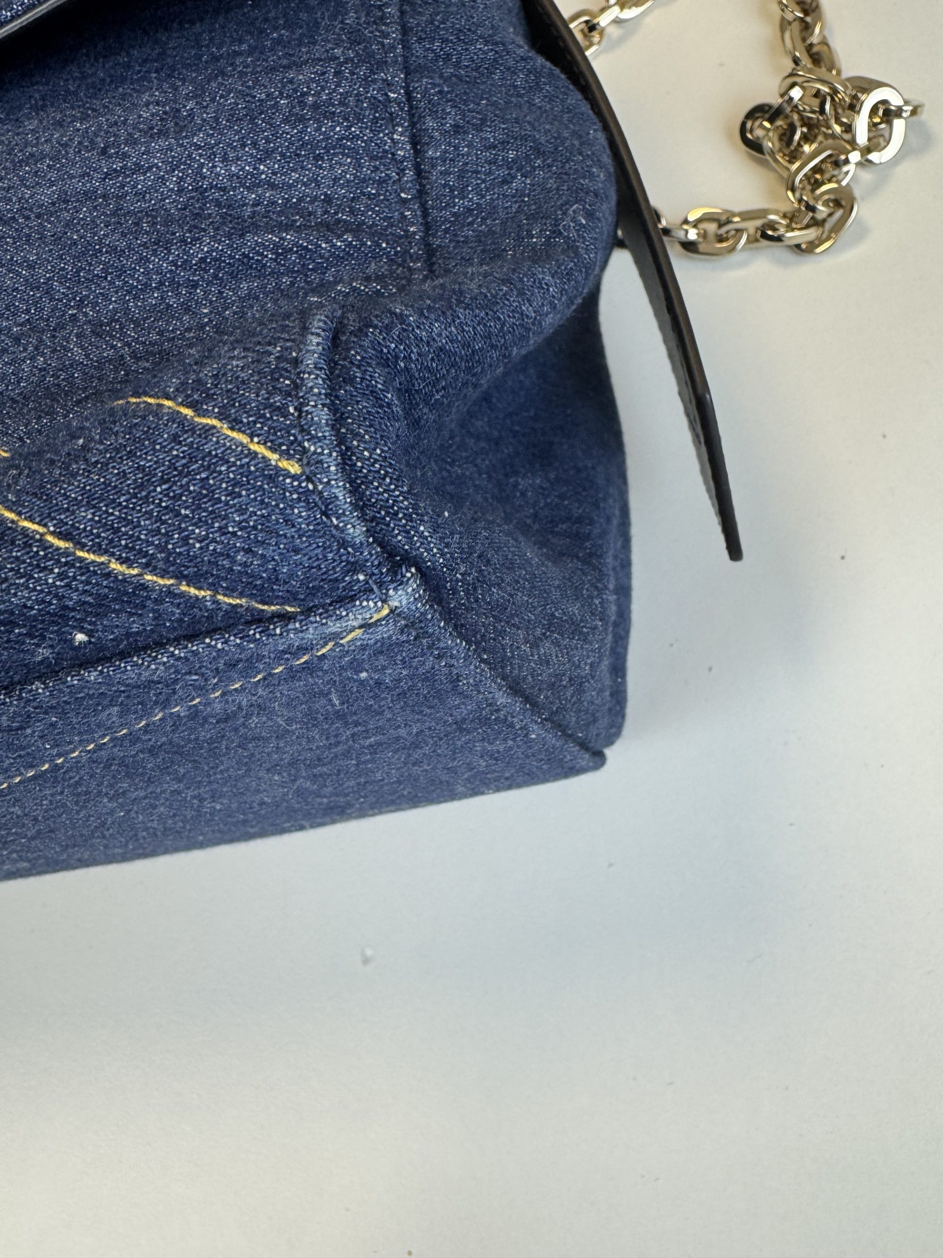 Borsa Givenchy ID Denim blu Medium - immagine 9